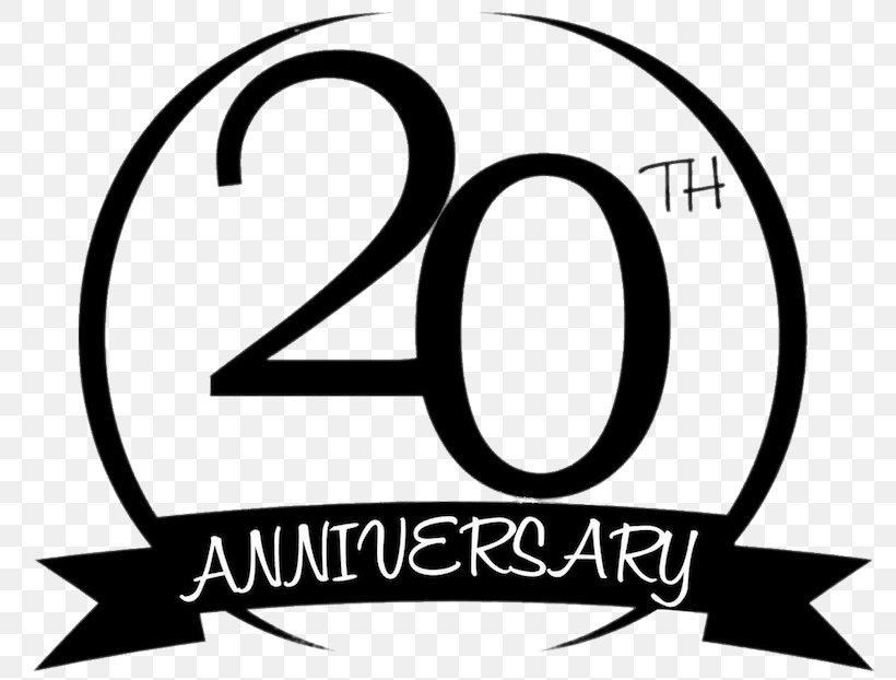 Clip Art Anniversary Birthday Logo Image, PNG, 800x622px, Anniversary, Area, Banner, Birthday, Black And White Download Free