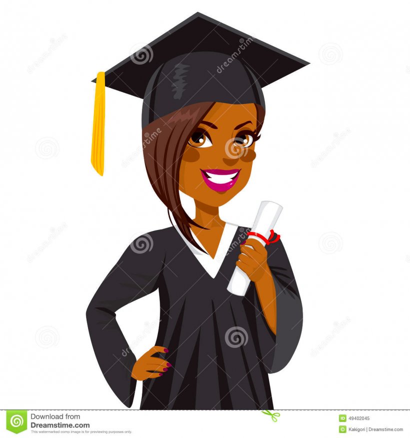 Graduation Ceremony African American Graduate University Clip Art, PNG, 1300x1390px, Graduation Ceremony, Academic Dress, Academician, African American, Cartoon Download Free
