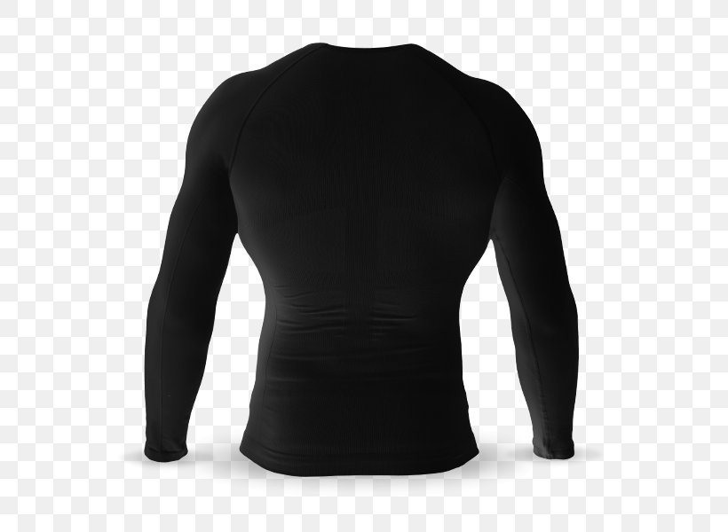Long-sleeved T-shirt Rash Guard, PNG, 600x600px, Tshirt, Black, Clothing, Designer, Jacket Download Free