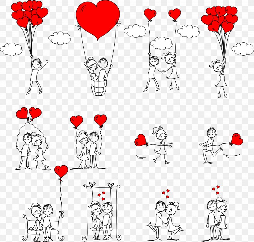 Drawing Love Romance, PNG, 3500x3339px, Watercolor, Cartoon, Flower, Frame, Heart Download Free