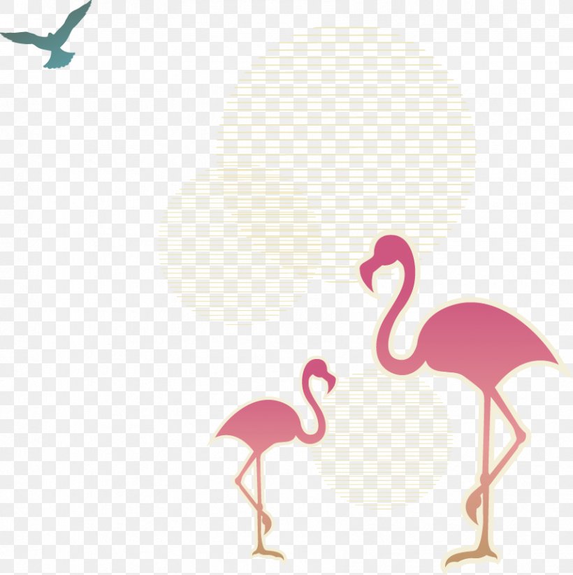 Flamingos Bird Crane Icon, PNG, 856x860px, Bird, Animal, Beak, Crane, Feather Download Free