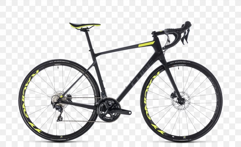 Racing Bicycle Cube Bikes Disc Brake Cycling, PNG, 2500x1525px, Bicycle, Bicycle Accessory, Bicycle Drivetrain Part, Bicycle Fork, Bicycle Frame Download Free