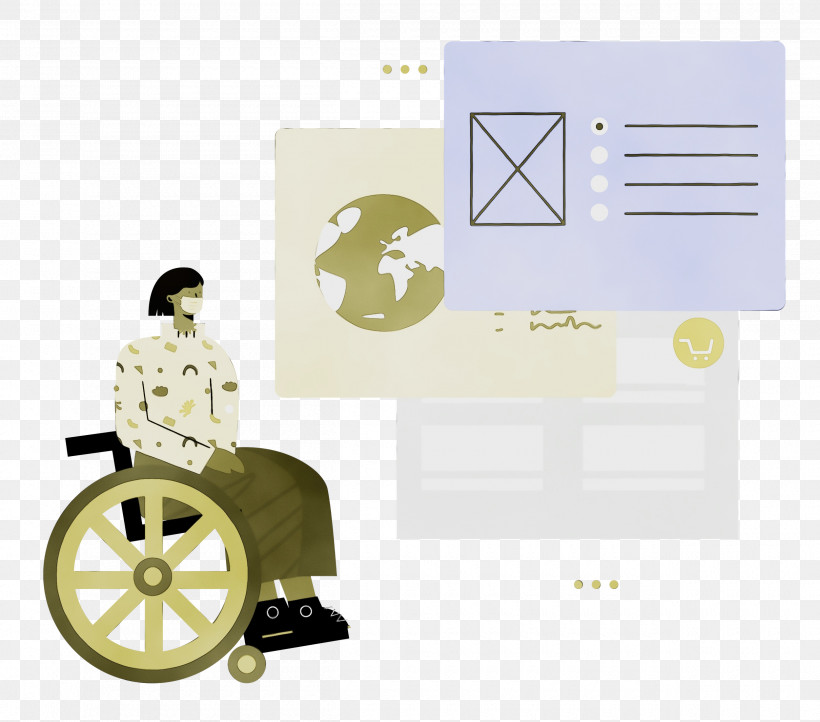Wheelchair Drawing Cartoon Sitting Icon, PNG, 2500x2204px, Wheel Chair, Cartoon, Chair, Drawing, Paint Download Free