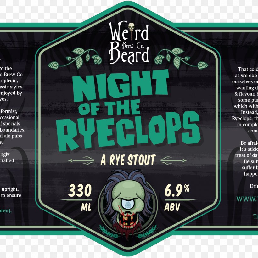 Label Weird Beard Brew Co Brand Font, PNG, 1050x1050px, 2017, Label, Brand, Green, Weird Beard Brew Co Download Free