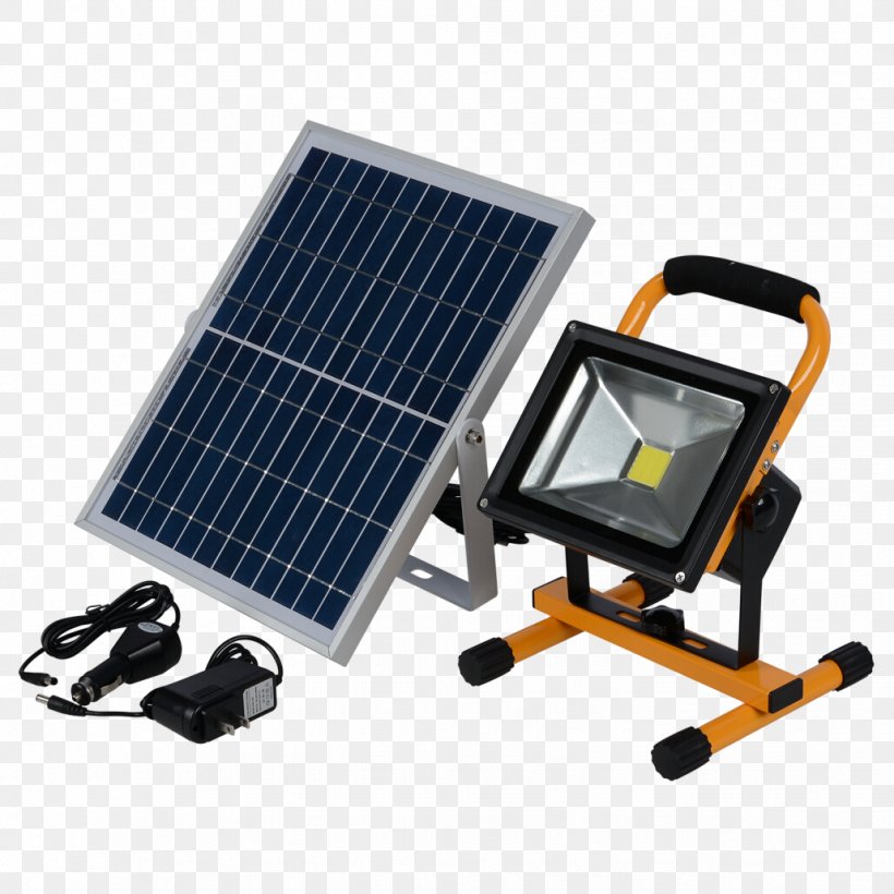 Battery Charger Floodlight Light-emitting Diode Solar Lamp, PNG, 1029x1029px, Battery Charger, Electronics Accessory, Energy, Floodlight, Hardware Download Free