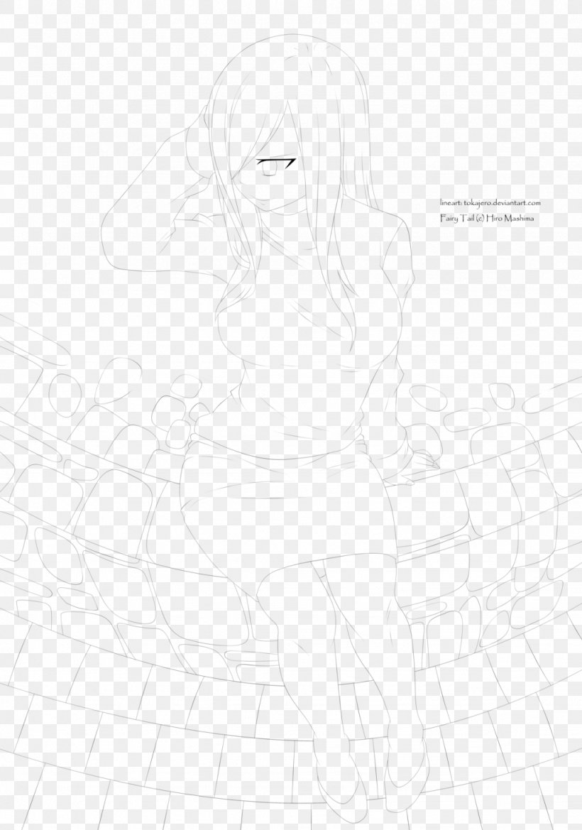 Drawing Line Art Cartoon Sketch, PNG, 1024x1460px, Watercolor, Cartoon, Flower, Frame, Heart Download Free