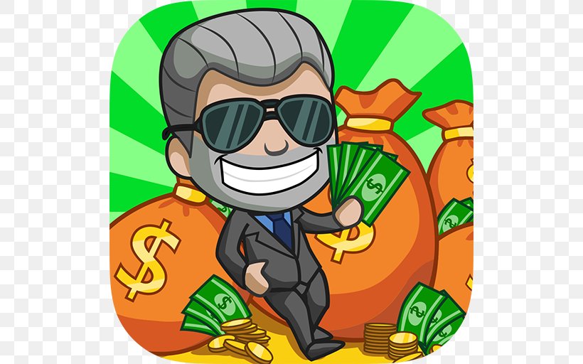 Idle Miner Tycoon Mining Need For Speed: No Limits Android Fluffy Fairy Games, PNG, 512x512px, Idle Miner Tycoon, Android, Art, Business Magnate, Cartoon Download Free