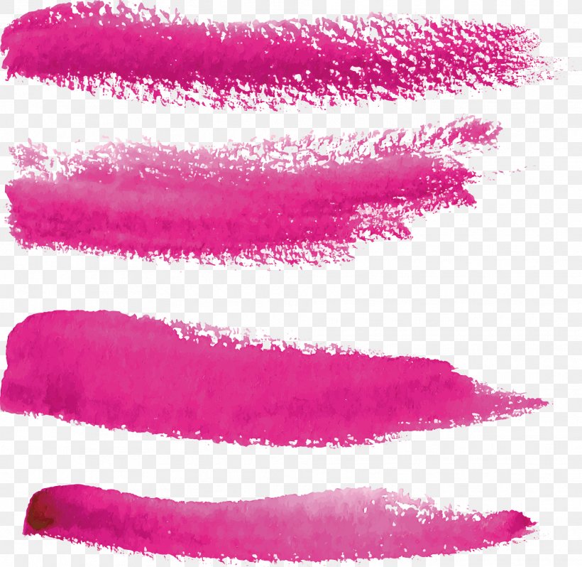 Ink Brush Watercolor Painting, PNG, 1875x1826px, Brush, Ink Brush, Lip, Lipstick, Magenta Download Free