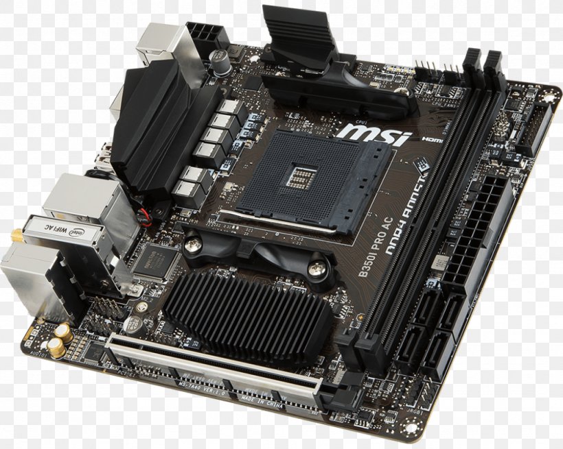 Socket AM4 Mini-ITX Motherboard Ryzen Small Form Factor, PNG, 1024x819px, Socket Am4, Advanced Micro Devices, Atx, Computer Accessory, Computer Component Download Free