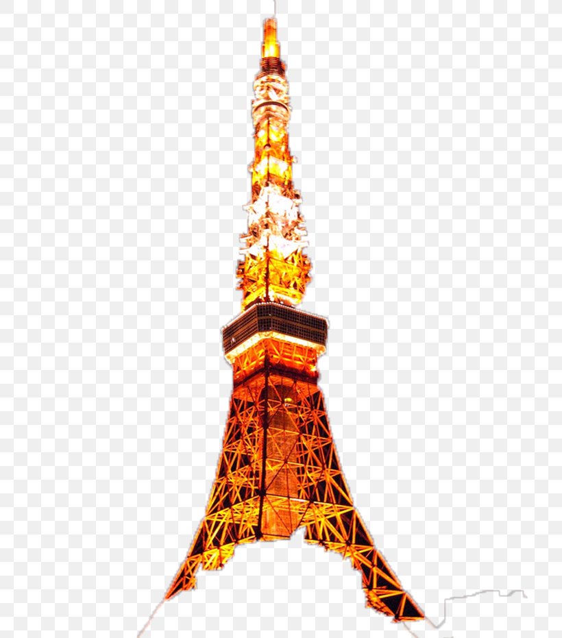 Tokyo Tower U4e1cu4eacu5854, PNG, 720x931px, Tokyo Tower, Improvement, Japan, Nightscape, Orange Download Free