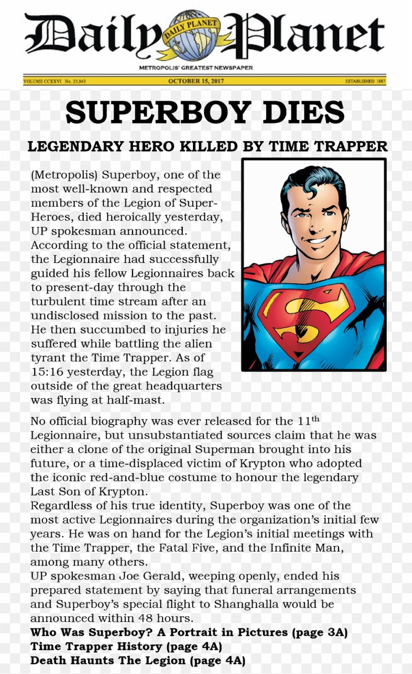Superboy: The Greatest Team-up Stories Ever Told Line Font, PNG, 978x1600px, Superboy, Area, Teamup, Text Download Free