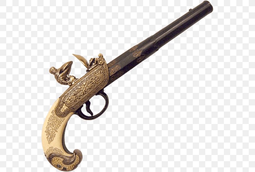 18th Century Russia Flintlock Firearm Pistol, PNG, 555x555px, Watercolor, Cartoon, Flower, Frame, Heart Download Free