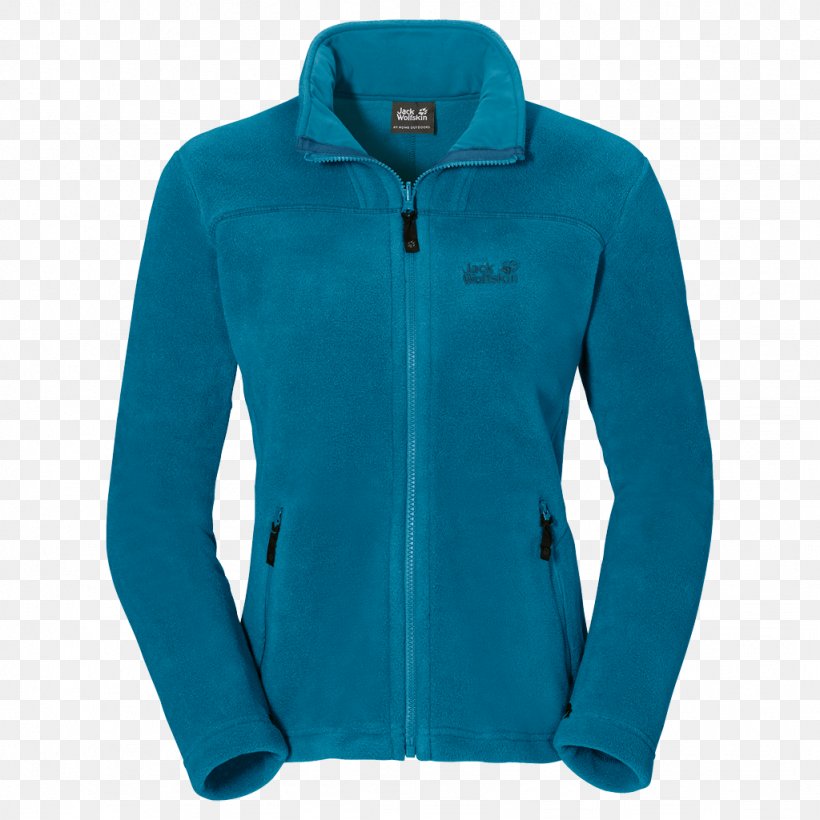 Fleece Jacket Polar Fleece Jack Wolfskin Bluza, PNG, 1024x1024px, Jacket, Active Shirt, Bluza, Cobalt Blue, Electric Blue Download Free