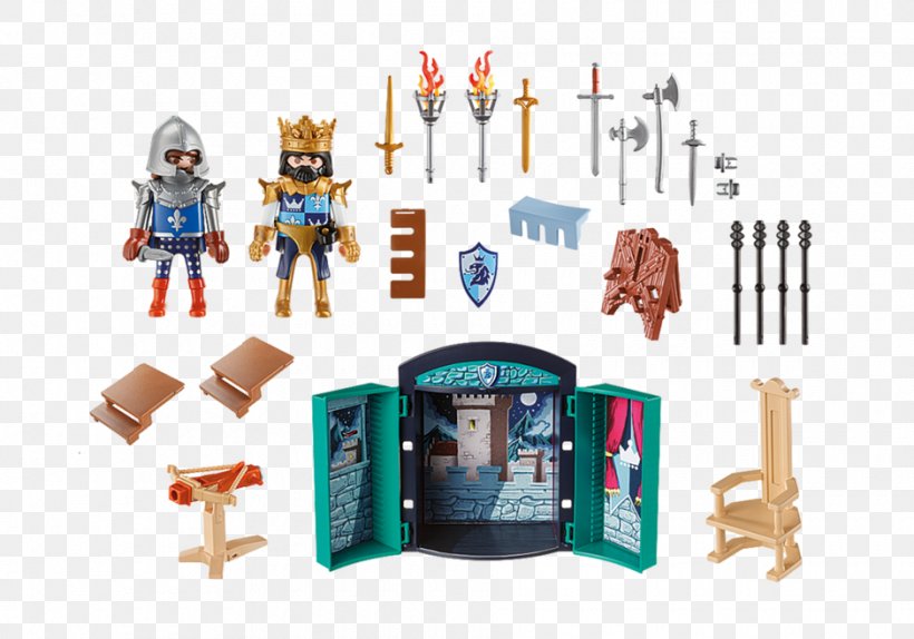 Playmobil Royal Knights' Play Box Toy Playmobil Secret Knights Treasure Room Play Box, PNG, 940x658px, Watercolor, Cartoon, Flower, Frame, Heart Download Free