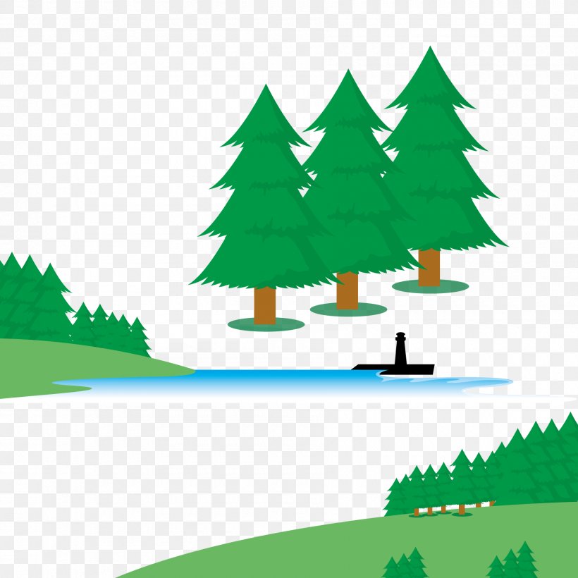 Illustration, PNG, 1800x1800px, Scalable Vector Graphics, Christmas Decoration, Christmas Tree, Conifer, Fir Download Free