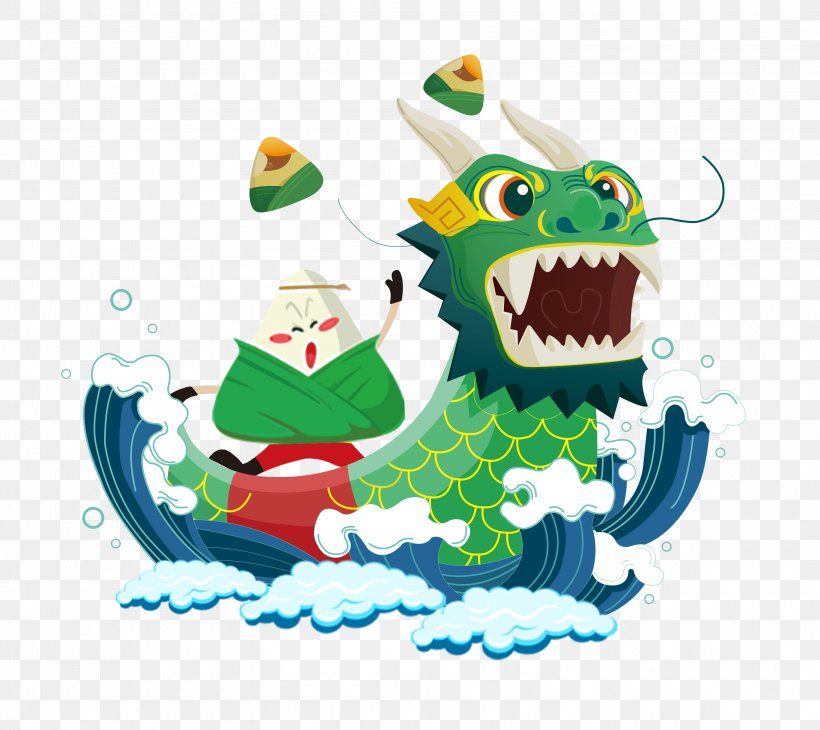 Bateau-dragon Dragon Boat Festival Zongzi Illustration, PNG, 2995x2669px, Bateaudragon, Art, Cartoon, Christmas, Christmas Ornament Download Free