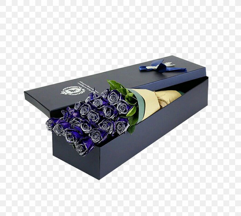 Box Beach Rose Flower Bouquet Gift, PNG, 850x760px, Box, Beach Rose, Blue Rose, Brand, Floristry Download Free