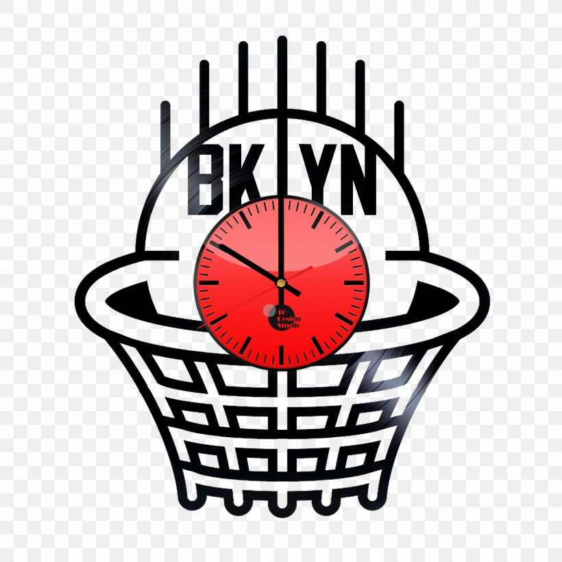 Brooklyn Nets NBA Basketball Clock Cutting, PNG, 1500x1500px, Brooklyn Nets, Area, Artwork, Ball, Basket Download Free