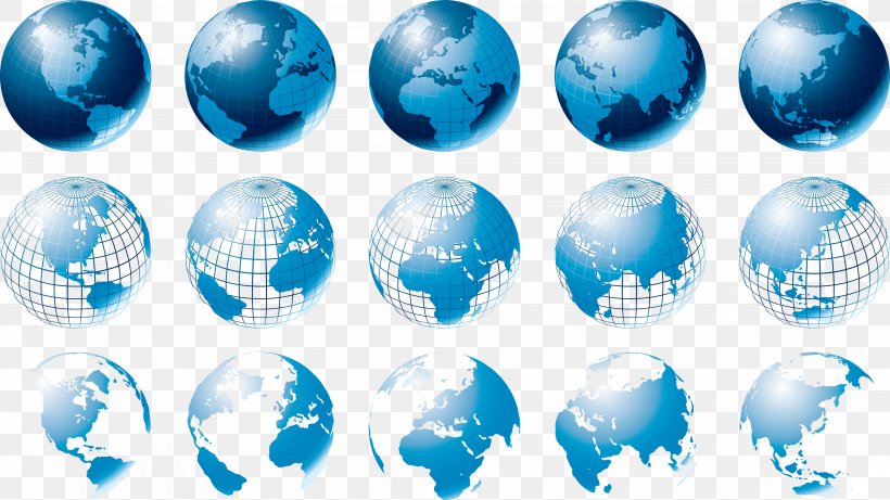 Earth Globe World Map, PNG, 4206x2365px, Earth, Blue, Globe, Map, Sky Download Free