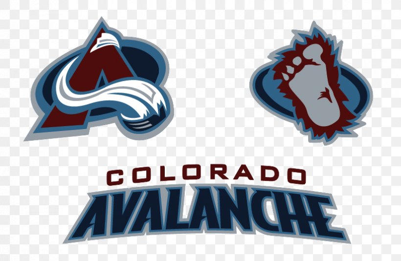 Colorado Avalanche Logo Mascot Ice Hockey, PNG, 825x538px, Colorado Avalanche, Bigfoot, Brand, Colorado, Hockey Download Free