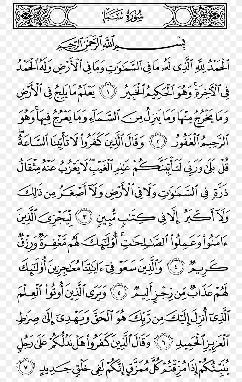 Qur'an Saba Surah Al-Ahzab Islam, PNG, 800x1294px, Qur An, Alahzab, Albaqara, Allah, Area Download Free