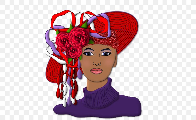 Red Hat Society Woman Clip Art, PNG, 500x500px, Red Hat Society, Bowler Hat, Cowboy Hat, Fashion Accessory, Hair Accessory Download Free