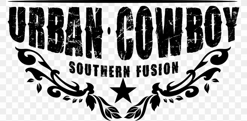 Urban Cowboy Southern Fusion Fusion Cuisine Logo Catering, PNG, 2870x1410px, Urban Cowboy Southern Fusion, Austin, Black And White, Brand, Business Download Free