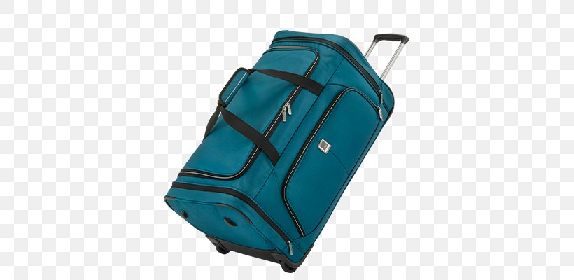 Baggage Trolley Travel Suitcase Samsonite, PNG, 370x400px, Baggage, American Tourister, Aqua, Azure, Bag Download Free