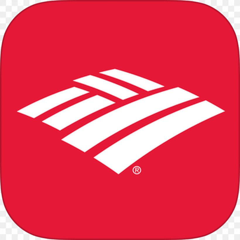 Bank Of America Open Mobile Banking Finance, PNG, 1024x1024px, Bank Of America, Area, Bank, Bank Account, Brand Download Free