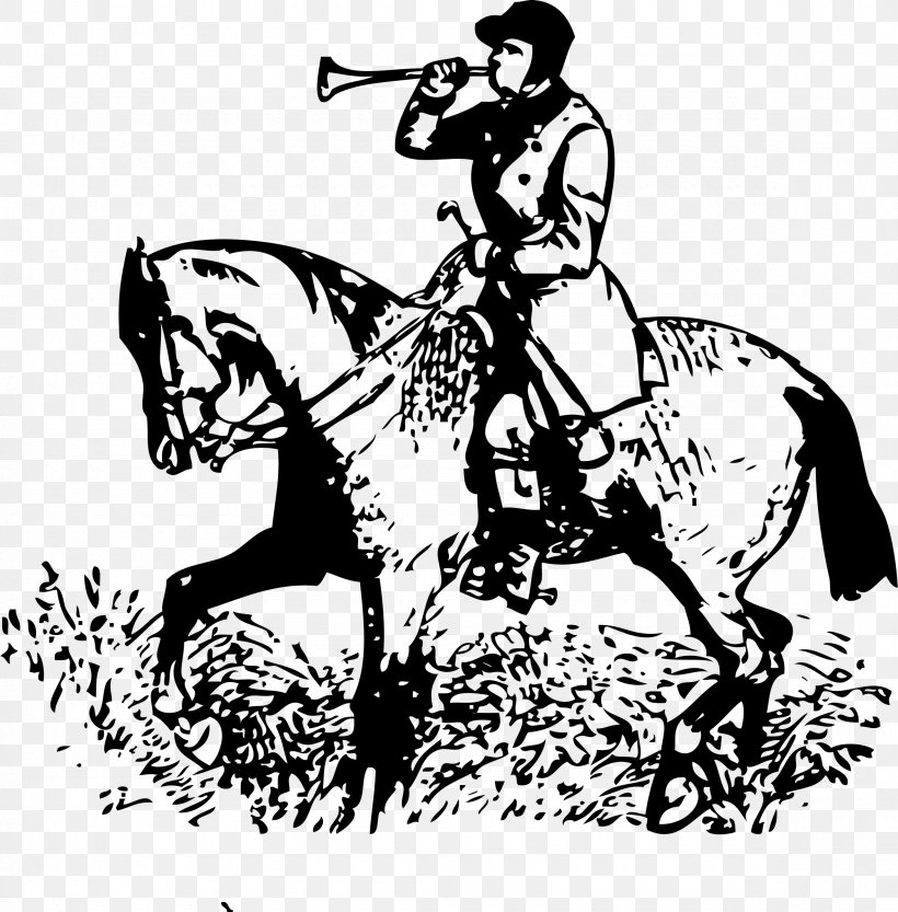 Hunting Clip Art, PNG, 2360x2400px, Hunting, Art, Black And White, Bridle, Chariot Download Free