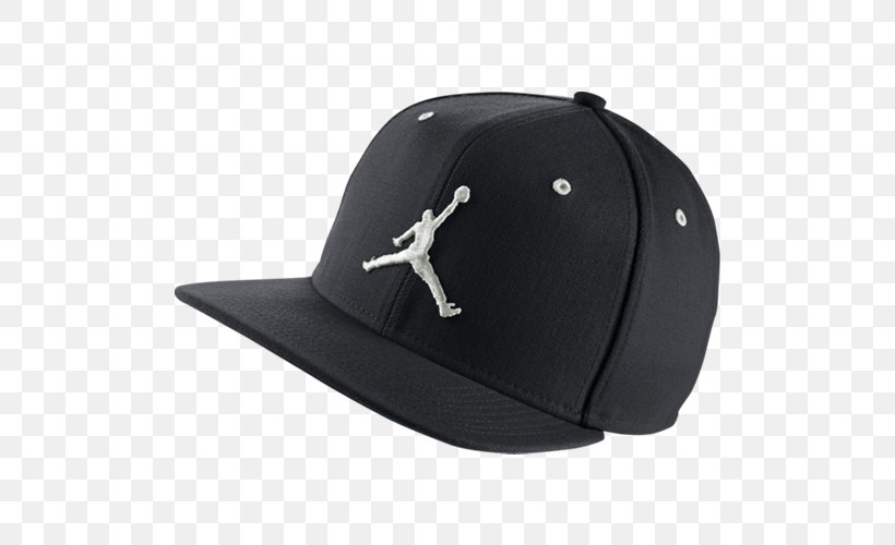 Jumpman Baseball Cap Air Jordan Nike, PNG, 500x500px, Jumpman, Air Jordan, Baseball Cap, Black, Brand Download Free