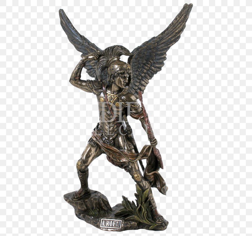Gabriel Michael Bronze Sculpture Uriel Angel, PNG, 768x768px, Gabriel, Angel, Angel Of The Lord, Archangel, Bronze Download Free