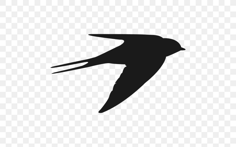 Hummingbird Beak Swallow Flight, PNG, 512x512px, Bird, Barn Swallow, Beak, Black, Black And White Download Free