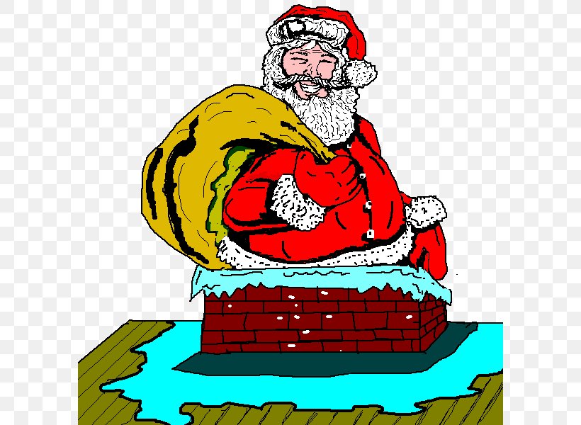 Santa Claus Cartoon Clip Art, PNG, 600x600px, Santa Claus, Area, Art, Artwork, Cartoon Download Free