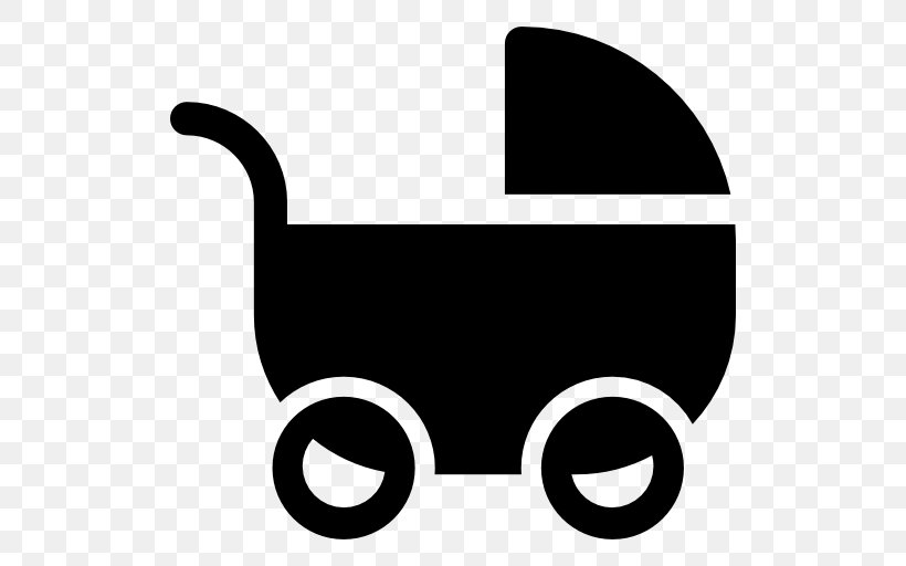 Baby Transport Baby Walker Infant Child, PNG, 512x512px, Baby Transport, Baby Walker, Black, Black And White, Brand Download Free