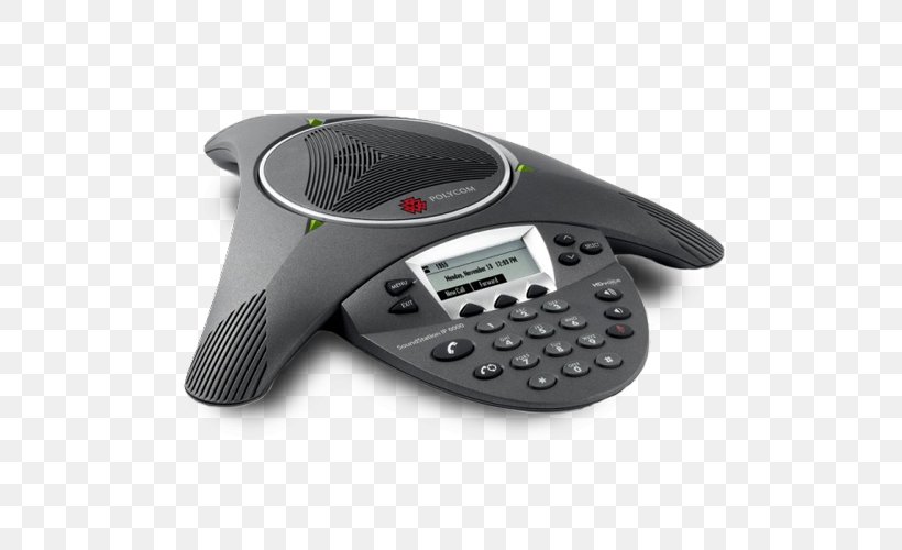 Polycom SoundStation IP 6000 Conference VoIP Phone Polycom SoundStation 6000 Polycom SoundStation 7000 Session Initiation Protocol, PNG, 500x500px, Polycom, Business, Conference Call, Conference Centre, Conference Phone Download Free