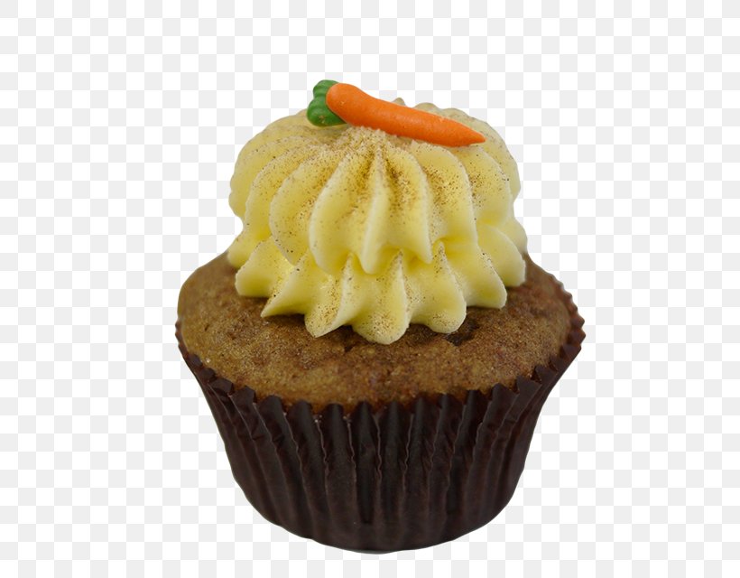 Cupcake Carrot Cake Muffin Buttercream Flavor, PNG, 640x640px, Cupcake, Baking, Buttercream, Cake, Carrot Download Free