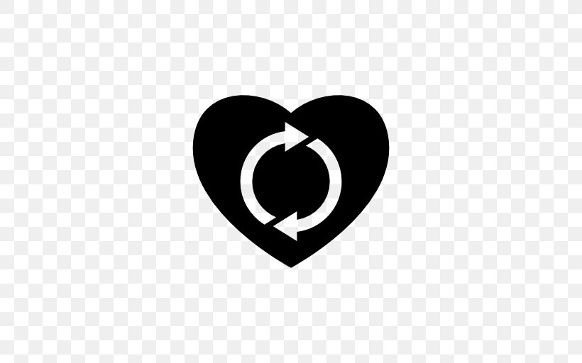 Logo White Font, PNG, 512x512px, Logo, Black And White, Heart, Symbol, White Download Free