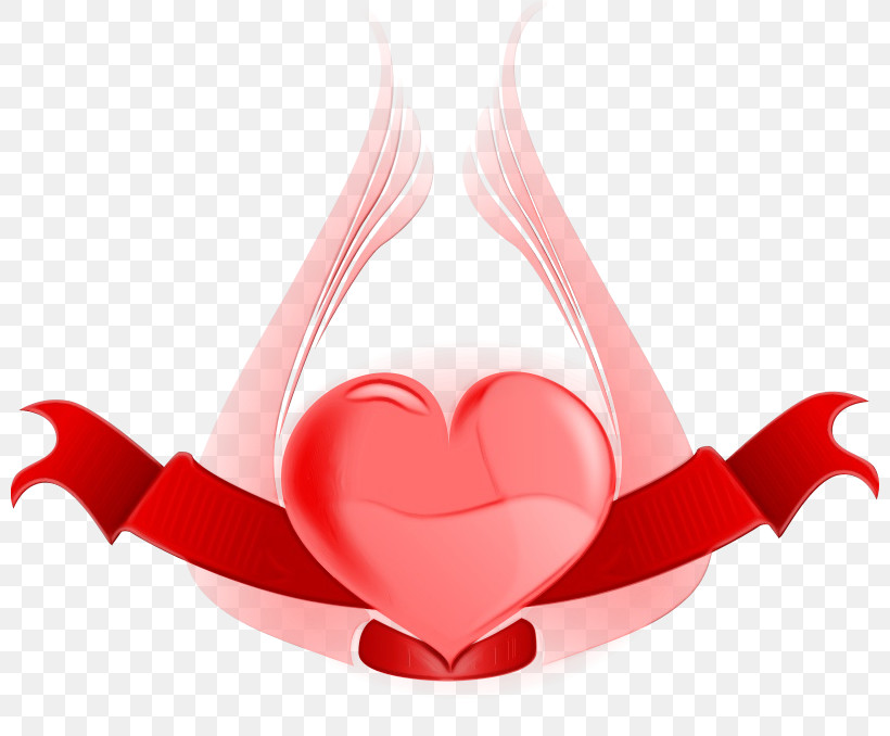 Red Lip Nose Mouth Heart, PNG, 800x678px, Watercolor, Heart, Lip, Love, Mouth Download Free