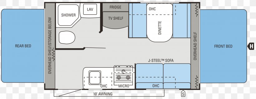 Campervans Caravan Jayco, Inc. Floor Plan Forest River, PNG, 2774x1078px, Watercolor, Cartoon, Flower, Frame, Heart Download Free