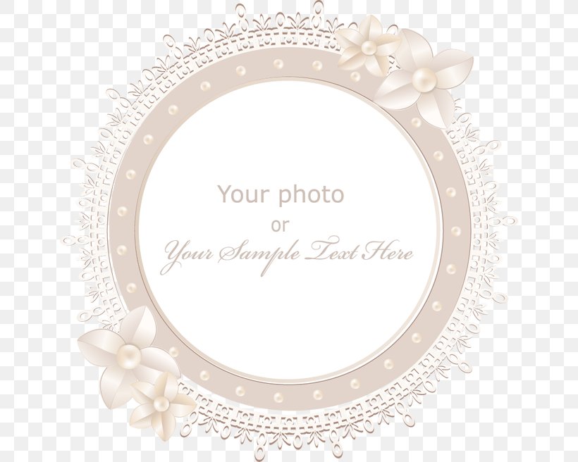 Picture Frame Circle Pattern, PNG, 650x656px, Picture Frame, Oval, Text, White Download Free