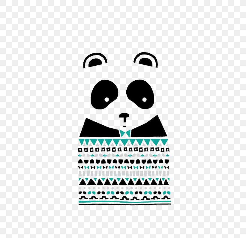 Giant Panda Bear Printing Illustration, PNG, 564x794px, Giant Panda, Bear, Black And White, Cartoon, Child Download Free