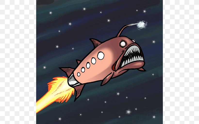 Spacecraft Rocket Fish Clip Art, PNG, 522x513px, Spacecraft, Anglerfish, Art, Concept, Concept Art Download Free
