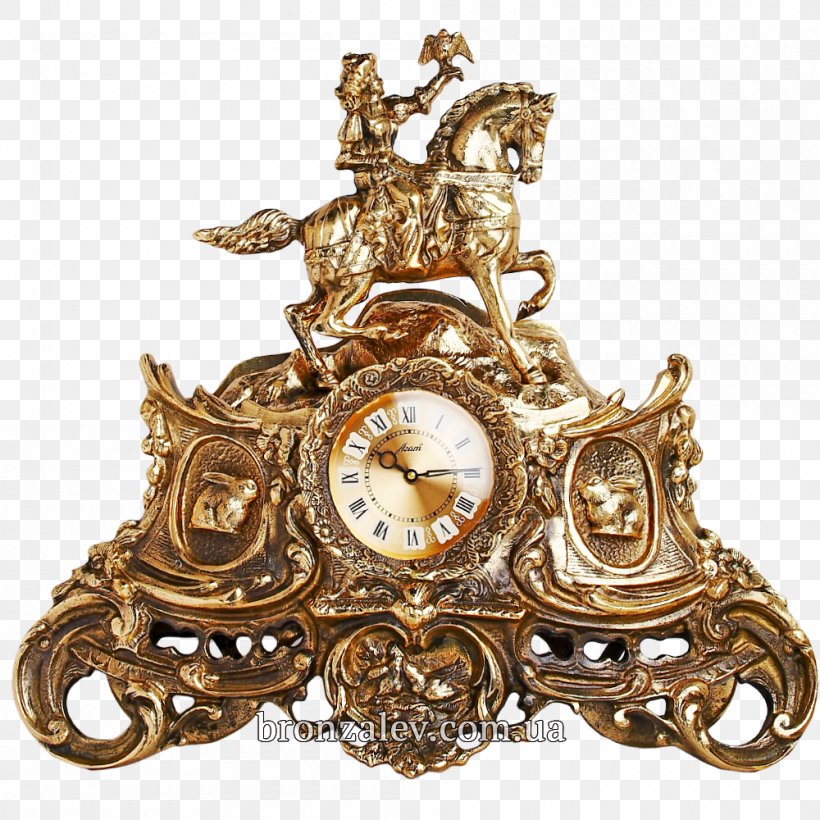 Floor & Grandfather Clocks Bronze Fireplace Kiev, PNG, 1000x1000px, Clock, Antique, Brass, Bronze, Cuckoo Clock Download Free