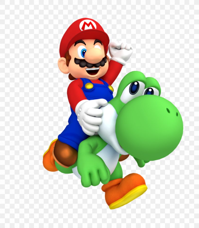 Mario & Yoshi Super Mario Bros. Super Mario Sunshine, PNG, 834x957px, Mario Yoshi, Fictional Character, Figurine, Luigi, Mario Download Free