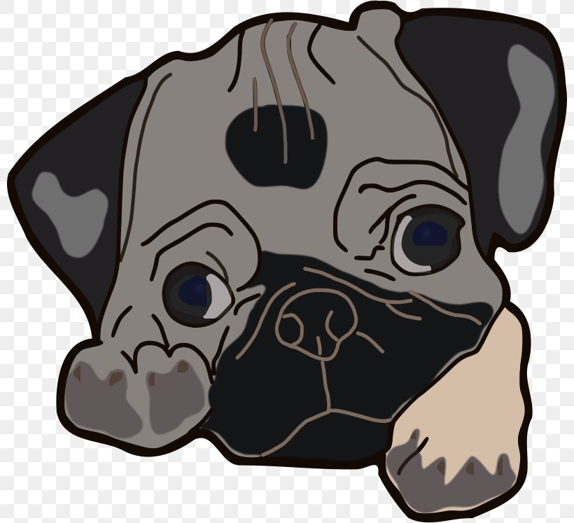Pug Bulldog Yorkshire Terrier Puppy Clip Art, PNG, 800x747px, Pug, Breed Group Dog, Bulldog, Carnivoran, Dog Download Free