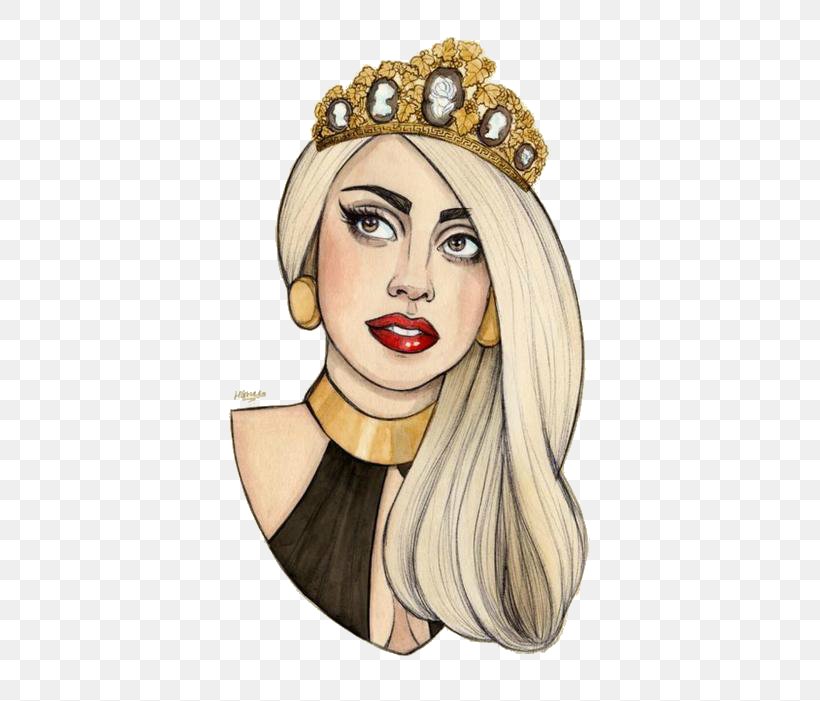 Lady Gaga Drawing Fan Art, PNG, 500x701px, Watercolor, Cartoon, Flower, Frame, Heart Download Free