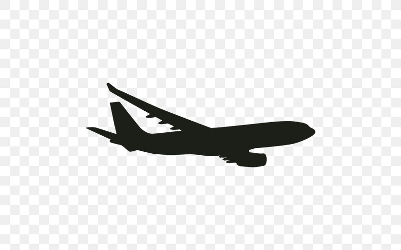 Airplane Wing Silhouette Flight Aircraft, PNG, 512x512px, Airplane, Air Travel, Aircraft, Beak, Bird Download Free