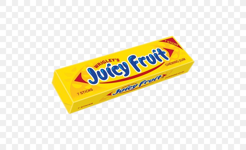 Chewing Gum Juicy Fruit Wrigley Company Doublemint Wrigley's Spearmint, PNG, 500x500px, Chewing Gum, Big Red, Bubble Gum, Candy, Doublemint Download Free