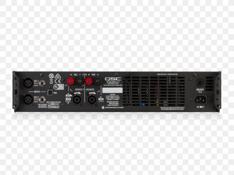 QSC Audio Products Audio Power Amplifier Loudspeaker, PNG, 2048x1536px, Qsc Audio Products, Amplifier, Audio, Audio Equipment, Audio Power Amplifier Download Free